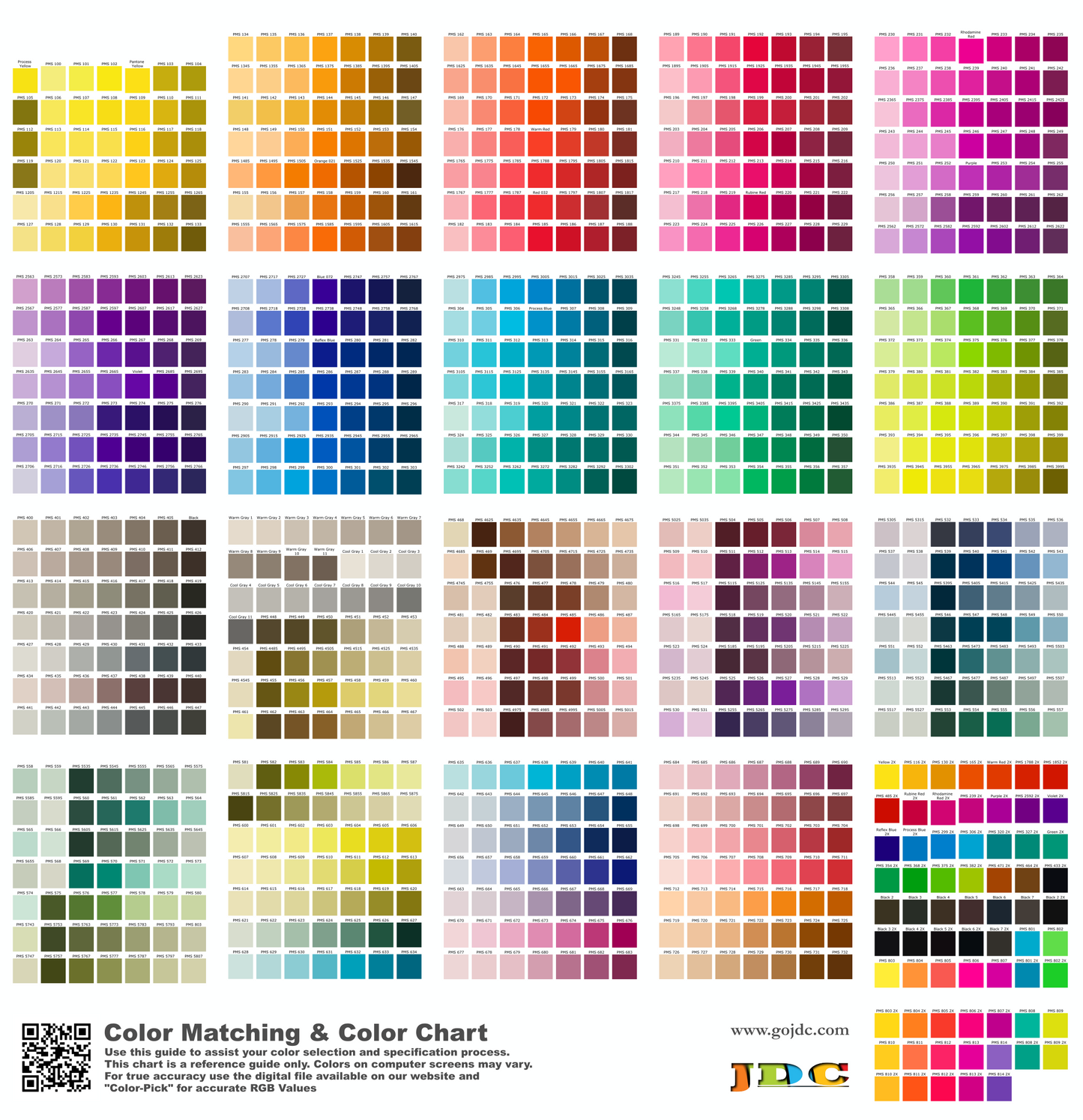Color Charts