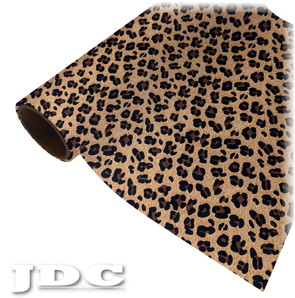 GoJDC 20" / Leopard Heat Transfer Vinyl HTV | Patterns Wholesale Craft Sign Vinyl Monroe GA 30656