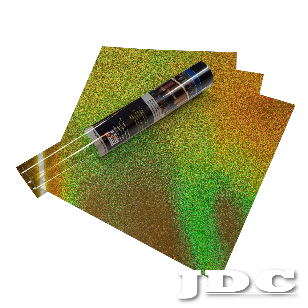 GoJDC 3- 12" x 20" Sheets / (02) Gold Sign Vinyl Craft Sign Vinyl | Craft Packs | Holographic Wholesale Craft Sign Vinyl Monroe GA 30656