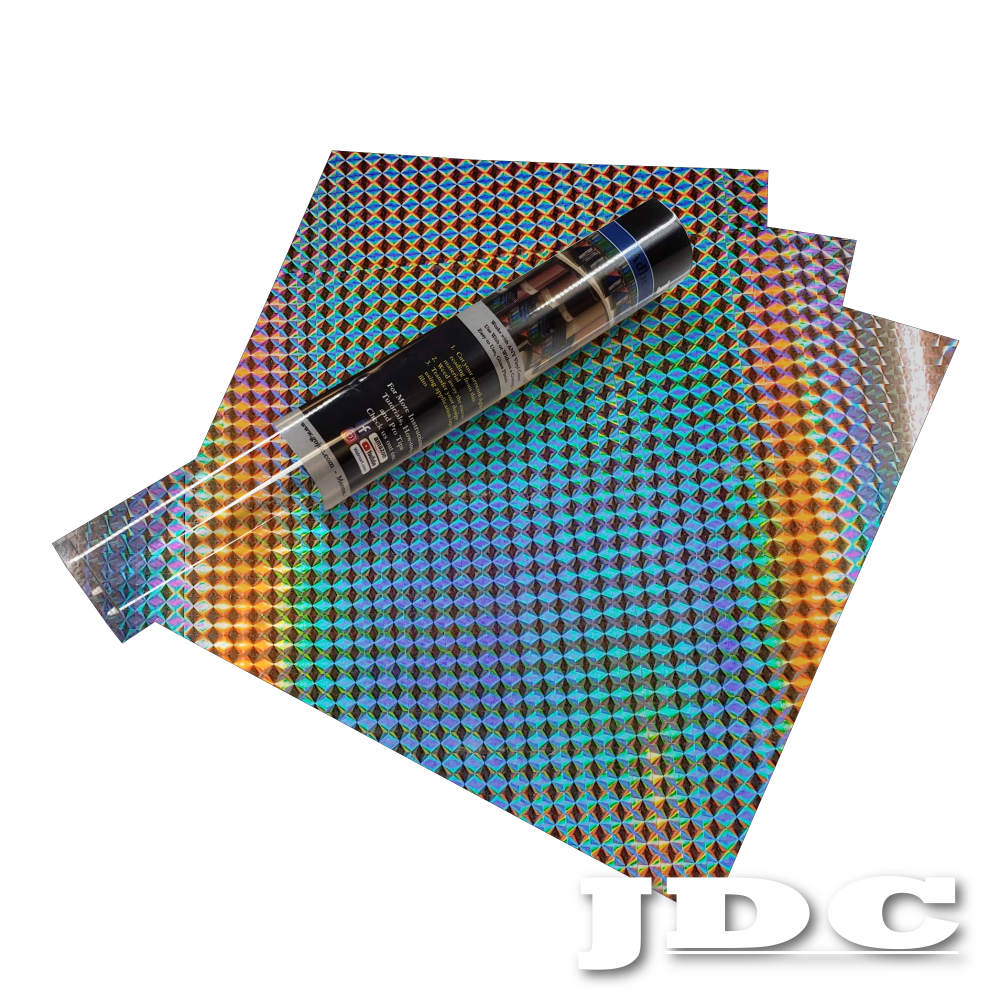 GoJDC 3- 12" x 20" Sheets / (03) Silver Square Sign Vinyl Craft Sign Vinyl | Craft Packs | Holographic Wholesale Craft Sign Vinyl Monroe GA 30656