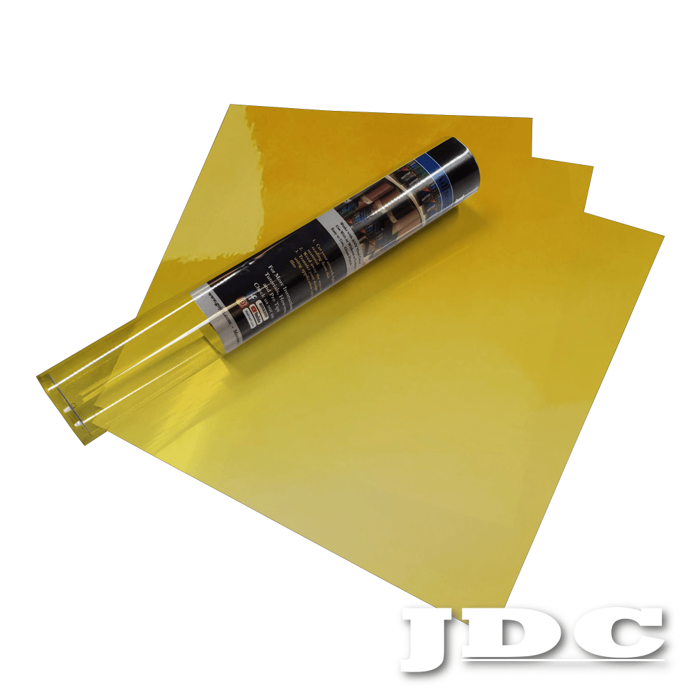 GoJDC 3- 12" x 20" Sheets / (08) Yellow Sign Vinyl Craft Sign Vinyl | Craft Pack | Chameleon Wholesale Craft Sign Vinyl Monroe GA 30656
