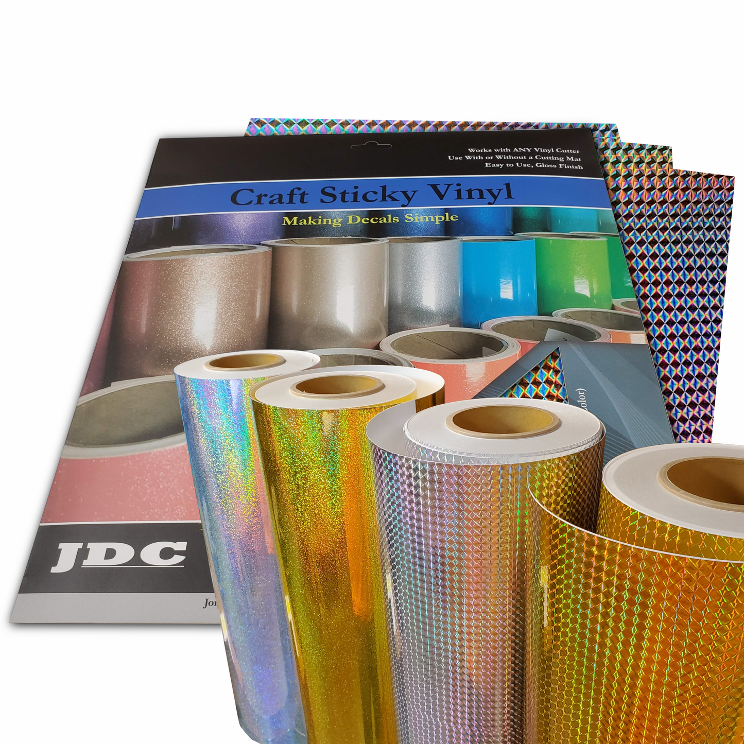 GoJDC Sign Vinyl Craft Sign Vinyl | Craft Packs | Holographic Wholesale Craft Sign Vinyl Monroe GA 30656