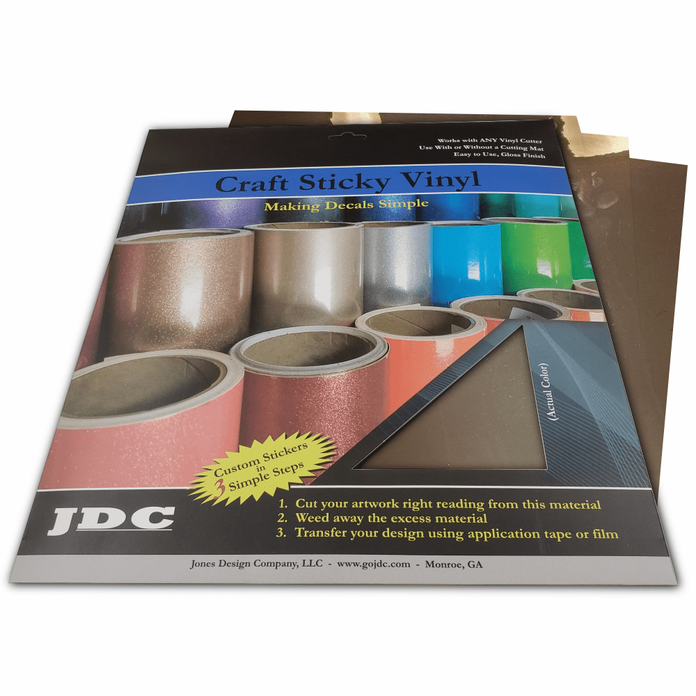 JDC (004) Gold Sign Craft Packs Craft Sign Vinyl | Craft Packs | Mirror Metallic Wholesale Craft Sign Vinyl Monroe GA 30656