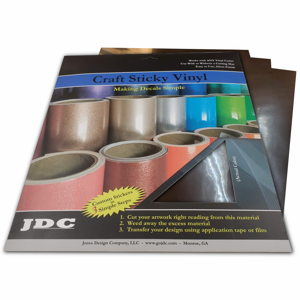 JDC (007) Silver Sign Craft Packs Craft Sign Vinyl | Craft Packs | Mirror Metallic Wholesale Craft Sign Vinyl Monroe GA 30656