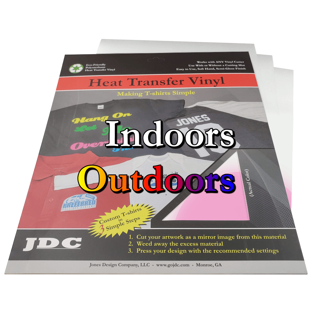 JDC (01) Pastel Red / 3- 10" x 12" Sheets HTV Craft Packs HTV | Craft Packs | Light Sensitive Wholesale Craft Sign Vinyl Monroe GA 30656