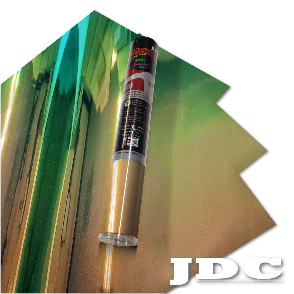 JDC (04) Green / 3- 12" x 20" Sheets HTV Craft Packs HTV | Craft Packs | Unicorn Wholesale Craft Sign Vinyl Monroe GA 30656