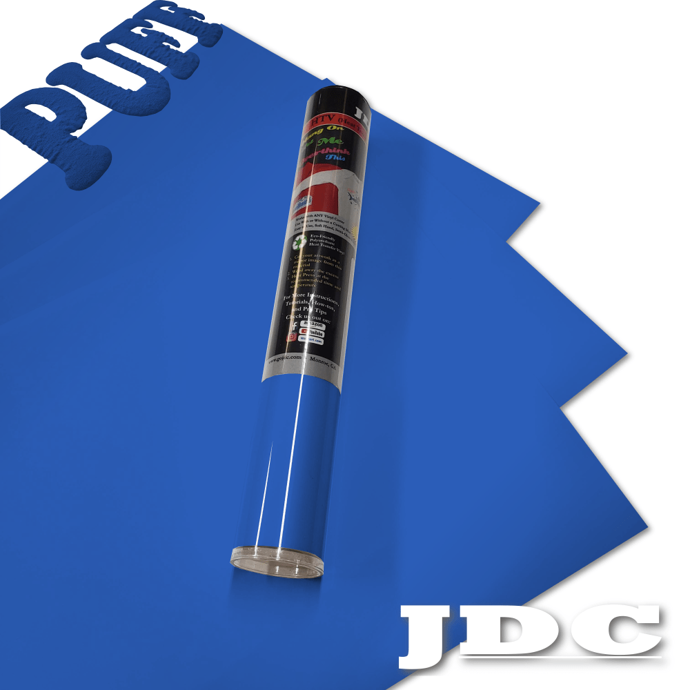 JDC (05) Royal Blue / 3- 12" x 20" Sheets HTV Craft Packs HTV | Craft Packs | 3D Puff Wholesale Craft Sign Vinyl Monroe GA 30656