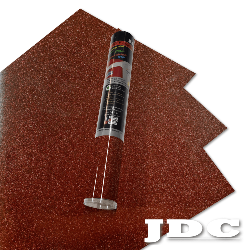 JDC (08) Maroon / 3- 12" x 20" Sheets HTV Craft Packs HTV | Craft Packs | Glitter Wholesale Craft Sign Vinyl Monroe GA 30656