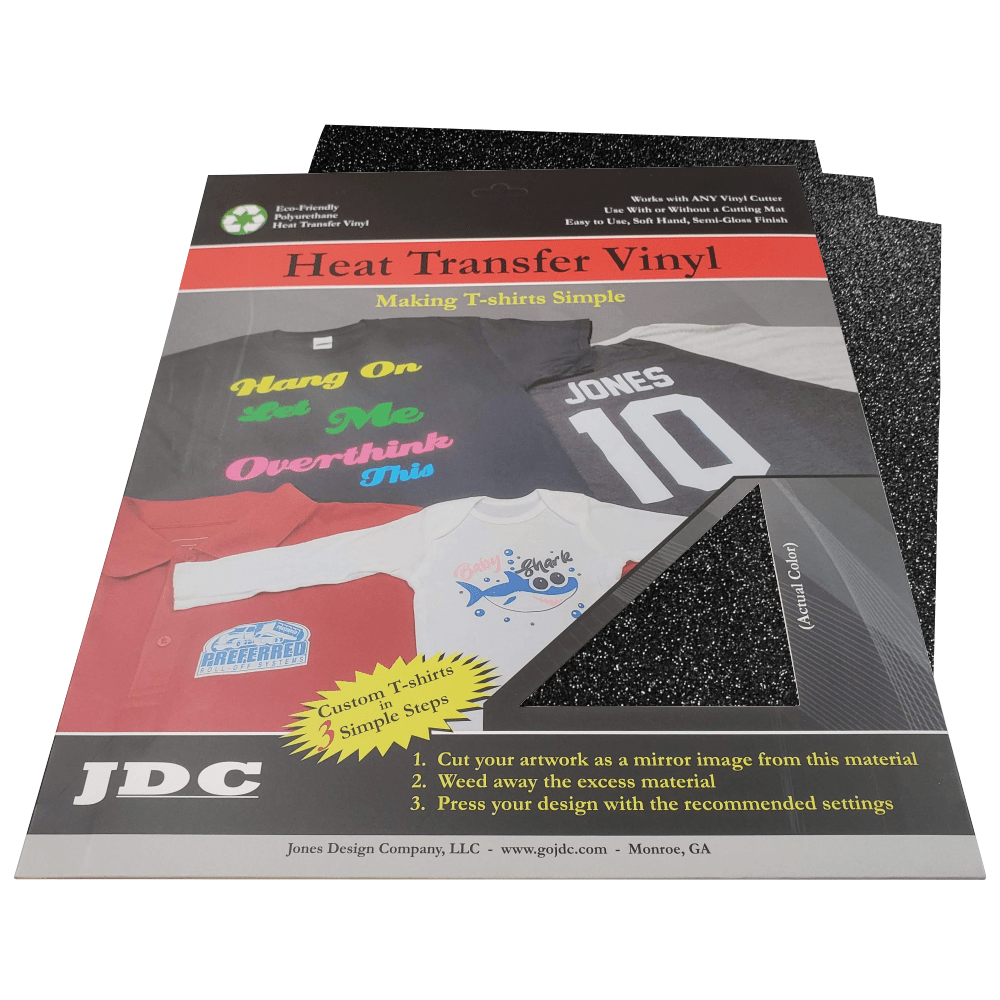 JDC, LLC (09) Black HTV Craft Packs HTV | Craft Packs | Glitter Wholesale Craft Sign Vinyl Monroe GA 30656