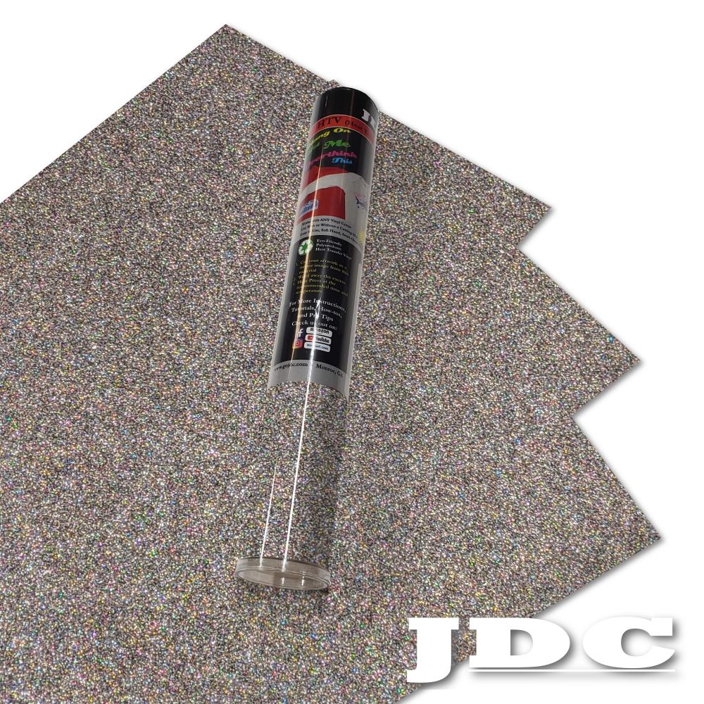JDC (18) Multi / 3- 12" x 20" Sheets HTV Craft Packs HTV | Craft Packs | Glitter Wholesale Craft Sign Vinyl Monroe GA 30656