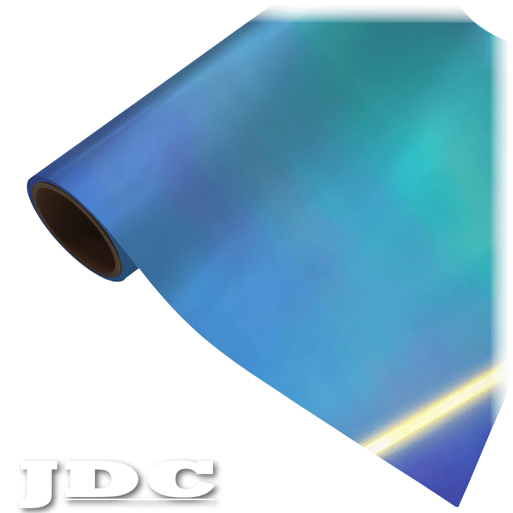 JDC 20" / (02) Aqua Heat Transfer Vinyl HTV | Chameleon Wholesale Craft Sign Vinyl Monroe GA 30656