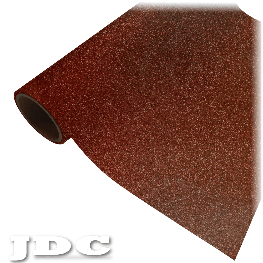 JDC, LLC 20" / (08) Maroon Heat Transfer Vinyl HTV | Glitter Wholesale Craft Sign Vinyl Monroe GA 30656