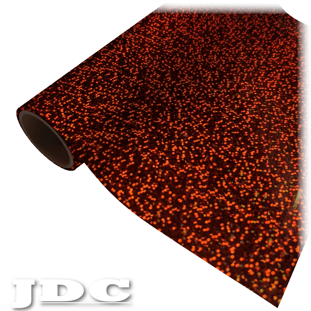 JDC 20" / (08) Orange Heat Transfer Vinyl HTV | Holographic Wholesale Craft Sign Vinyl Monroe GA 30656