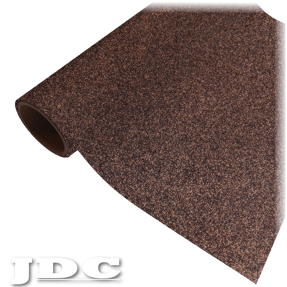 JDC 20" / (25) Brown Heat Transfer Vinyl HTV | Glitter Wholesale Craft Sign Vinyl Monroe GA 30656