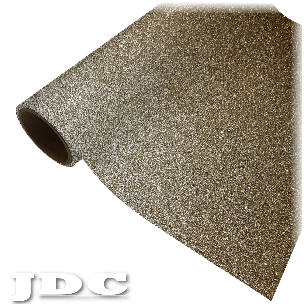 JDC 20" / (53) Champagne Heat Transfer Vinyl HTV | Glitter Wholesale Craft Sign Vinyl Monroe GA 30656