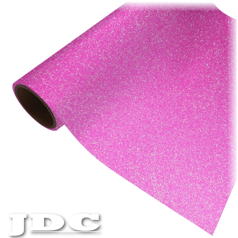 JDC 20" / (75) Bubblegum Heat Transfer Vinyl HTV | Glitter Wholesale Craft Sign Vinyl Monroe GA 30656