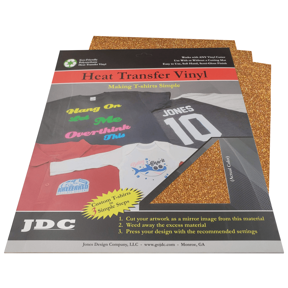 JDC (20) Honey / 3- 10" x 12" Sheets HTV Craft Packs HTV | Craft Packs | Glitter Wholesale Craft Sign Vinyl Monroe GA 30656