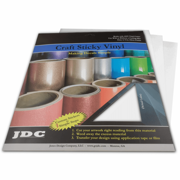 JDC (500) Matte White Sign Craft Packs Craft Sign Vinyl | Craft Packs | Colors Wholesale Craft Sign Vinyl Monroe GA 30656