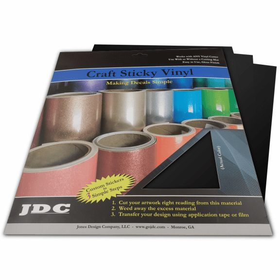 JDC (502) Black Sign Craft Packs Craft Sign Vinyl | Craft Packs | Colors Wholesale Craft Sign Vinyl Monroe GA 30656