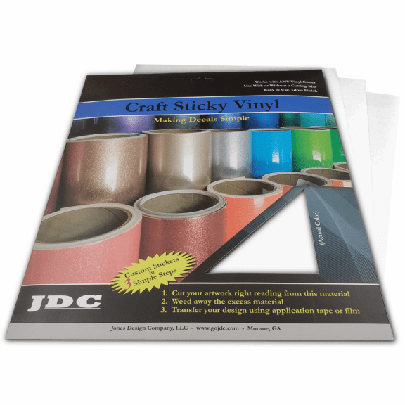 JDC (504) Matte Clear Sign Craft Packs Craft Sign Vinyl | Craft Packs | Colors Wholesale Craft Sign Vinyl Monroe GA 30656