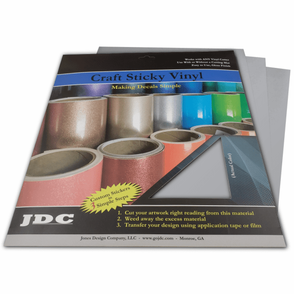 JDC (551) Silver Sign Craft Packs Craft Sign Vinyl | Craft Packs | Colors Wholesale Craft Sign Vinyl Monroe GA 30656