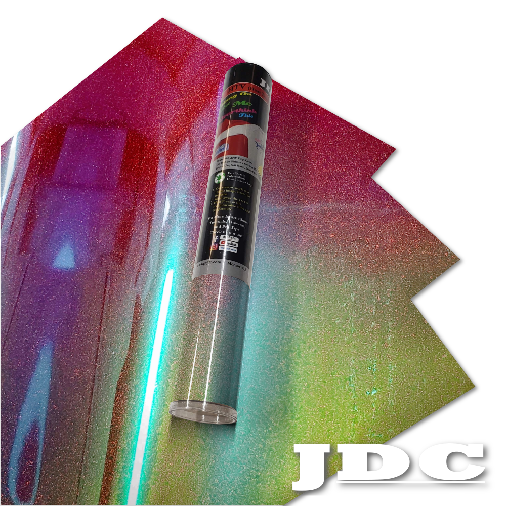 JDC, LLC (01) Red / 3- 12" x 20" Sheets HTV Craft Packs HTV | Craft Packs | Unicorn Wholesale Craft Sign Vinyl Monroe GA 30656