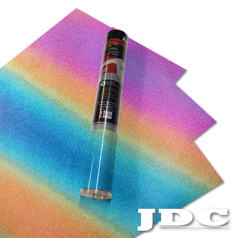 JDC, LLC (05) Rainbow / 3-12" x 17" Sheets HTV Craft Packs HTV | Craft Packs | Reflective Wholesale Craft Sign Vinyl Monroe GA 30656