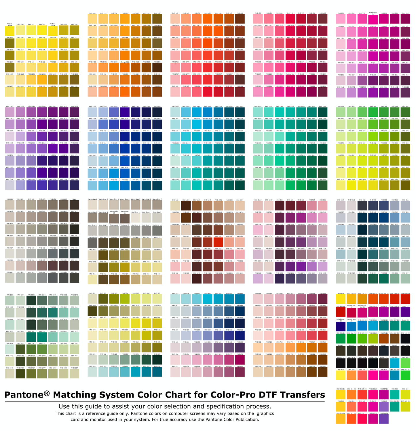 Color Charts