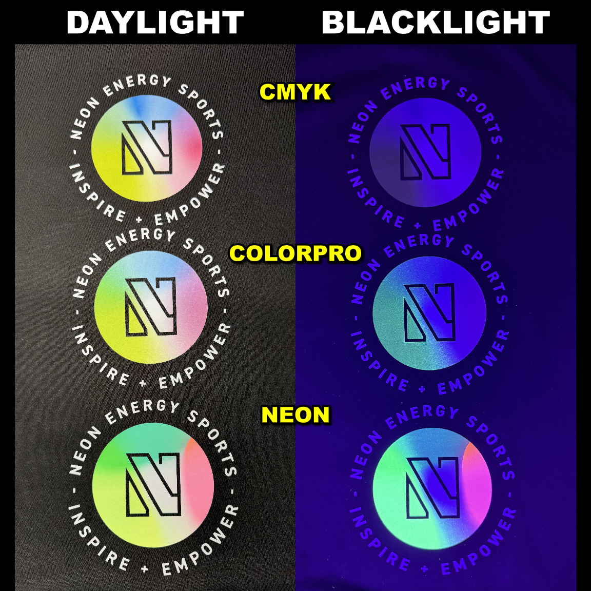 Neon DTF Transfers (Direct to Film) | Neon Inks | Weedless HTV