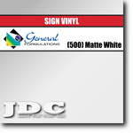 General Formulations 24" / (500) Matte White Sign Vinyl Craft Sign Vinyl | Colors Wholesale Craft Sign Vinyl Monroe GA 30656