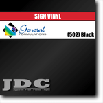 General Formulations 24" / (502) Black Sign Vinyl Craft Sign Vinyl | Colors Wholesale Craft Sign Vinyl Monroe GA 30656