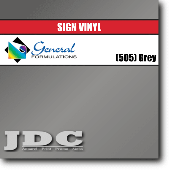 General Formulations 24" / (505) Grey Sign Vinyl Craft Sign Vinyl | Colors Wholesale Craft Sign Vinyl Monroe GA 30656