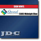General Formulations 24" / (506) Midnight Blue Sign Vinyl Craft Sign Vinyl | Colors Wholesale Craft Sign Vinyl Monroe GA 30656
