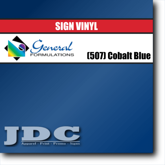 General Formulations 24" / (507) Cobalt Blue Sign Vinyl Craft Sign Vinyl | Colors Wholesale Craft Sign Vinyl Monroe GA 30656