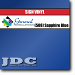 General Formulations 24" / (508) Sapphire Blue Sign Vinyl Craft Sign Vinyl | Colors Wholesale Craft Sign Vinyl Monroe GA 30656