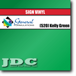General Formulations 24" / (520) Kelly Green Sign Vinyl Craft Sign Vinyl | Colors Wholesale Craft Sign Vinyl Monroe GA 30656