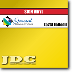 General Formulations 24" / (524) Daffodil Sign Vinyl Craft Sign Vinyl | Colors Wholesale Craft Sign Vinyl Monroe GA 30656