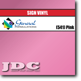 General Formulations 24" / (541) Pink Sign Vinyl Craft Sign Vinyl | Colors Wholesale Craft Sign Vinyl Monroe GA 30656