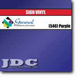 General Formulations 24" / (546) Purple Sign Vinyl Craft Sign Vinyl | Colors Wholesale Craft Sign Vinyl Monroe GA 30656