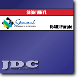 General Formulations 24" / (546) Purple Sign Vinyl Craft Sign Vinyl | Colors Wholesale Craft Sign Vinyl Monroe GA 30656