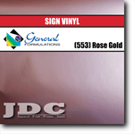 General Formulations 24" / (553) Rose Gold Sign Vinyl Craft Sign Vinyl | Colors Wholesale Craft Sign Vinyl Monroe GA 30656