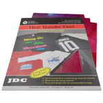 JDC (01) Red / 3- 10" x 12" Sheets HTV Craft Packs HTV | Craft Packs | Unicorn Wholesale Craft Sign Vinyl Monroe GA 30656
