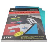 JDC (02) Aqua / 3- 10" x 12" Sheets HTV Craft Packs HTV | Craft Packs | Chameleon Wholesale Craft Sign Vinyl Monroe GA 30656