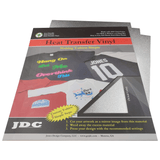 JDC (03) Clear / 3- 10" x 12" Sheets HTV Craft Packs HTV | Craft Packs | Shimmer Wholesale Craft Sign Vinyl Monroe GA 30656