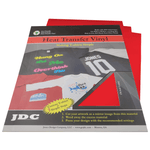 JDC (03) Red / 3- 10" x 12" Sheets HTV Craft Packs HTV | Craft Packs | Colors Wholesale Craft Sign Vinyl Monroe GA 30656