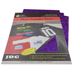 JDC (04) Purple / 3- 10" x 12" Sheets HTV Craft Packs HTV | Craft Packs | Holographic Wholesale Craft Sign Vinyl Monroe GA 30656