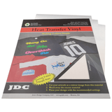 JDC (04) White / 3-10" x 12" Sheets HTV Craft Packs HTV | Craft Packs | Reflective Wholesale Craft Sign Vinyl Monroe GA 30656