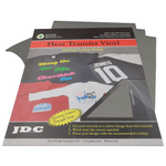 JDC (07) Grey / 3- 10" x 12" Sheets HTV Craft Packs HTV | Craft Packs | 3D Flock Wholesale Craft Sign Vinyl Monroe GA 30656