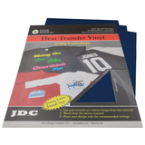JDC (08) Navy / 3- 10" x 12" Sheets HTV Craft Packs HTV | Craft Packs | Colors Wholesale Craft Sign Vinyl Monroe GA 30656