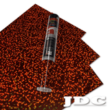 JDC (08) Orange / 3- 12" x 20" Sheets HTV Craft Packs HTV | Craft Packs | Holographic Wholesale Craft Sign Vinyl Monroe GA 30656